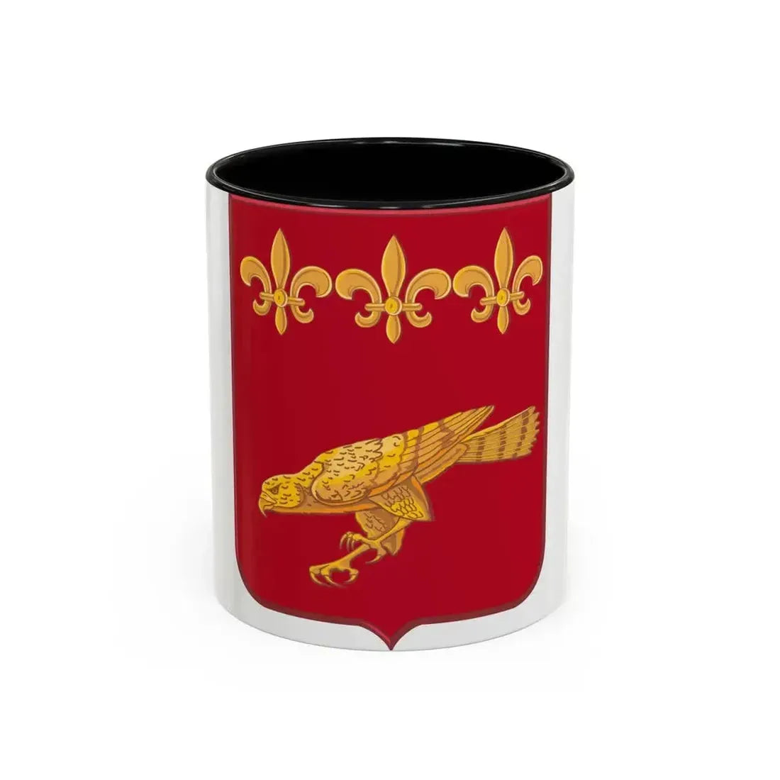 907 Airborne Field Artillery Battalion 2 (U.S. Army) Accent Coffee Mug 11oz Black - Go Mug Yourself