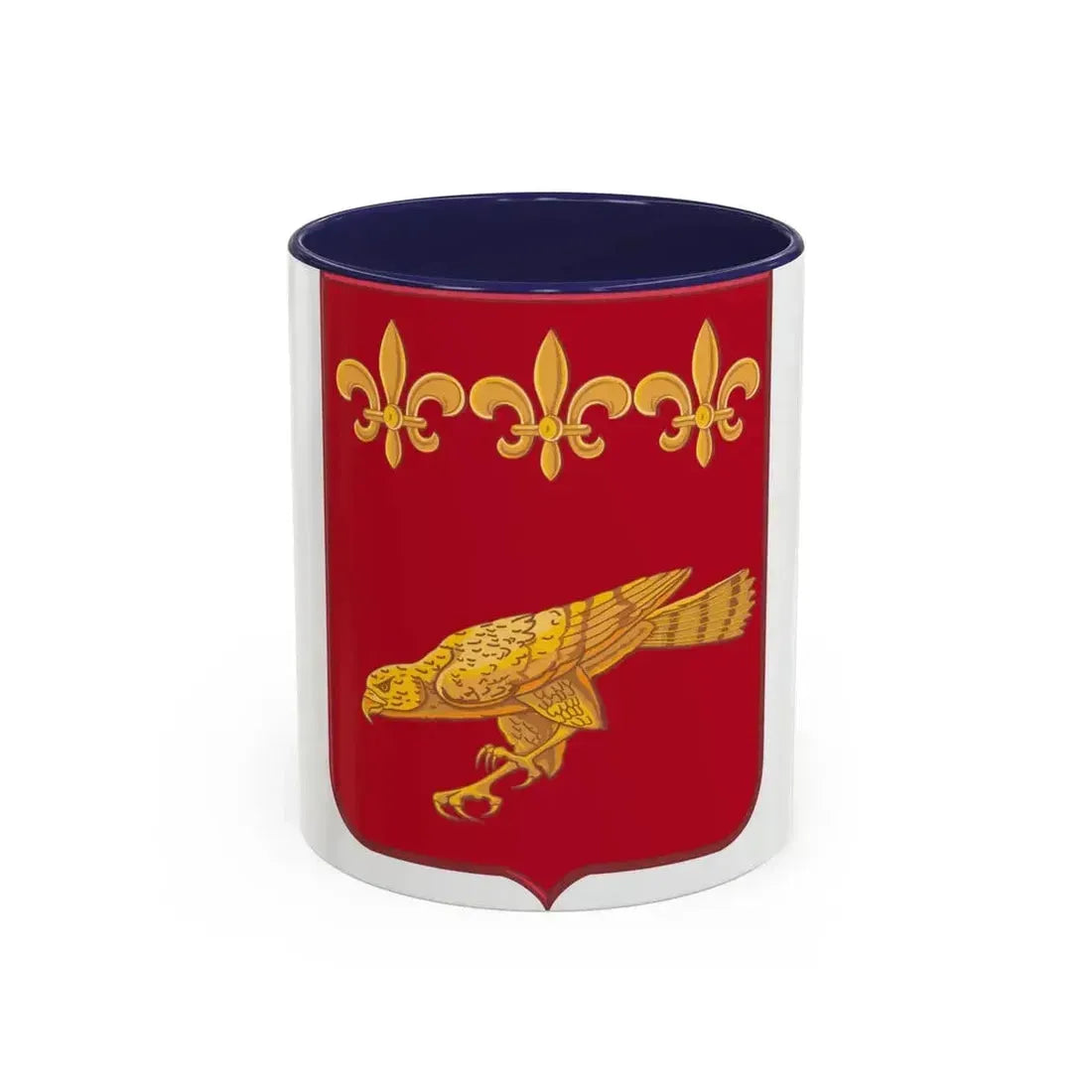 907 Airborne Field Artillery Battalion 2 (U.S. Army) Accent Coffee Mug 11oz Navy - Go Mug Yourself