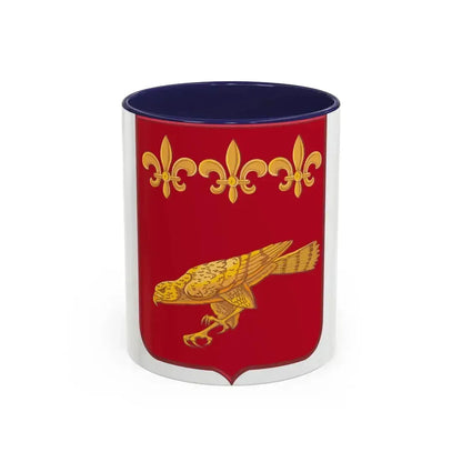 907 Airborne Field Artillery Battalion 2 (U.S. Army) Accent Coffee Mug 11oz Navy - Go Mug Yourself