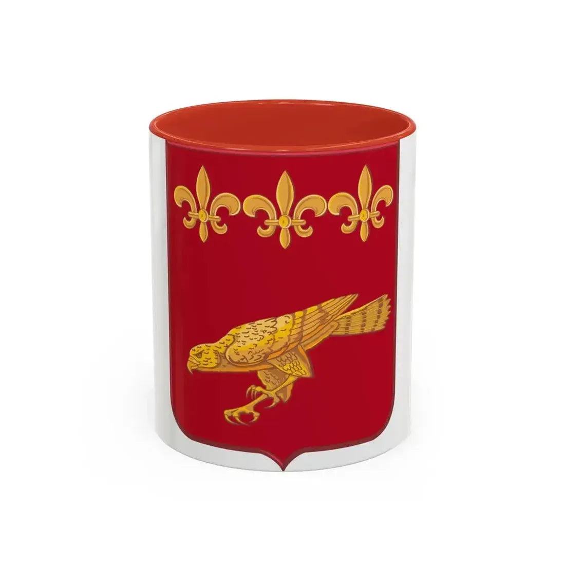 907 Airborne Field Artillery Battalion 2 (U.S. Army) Accent Coffee Mug 11oz Red - Go Mug Yourself