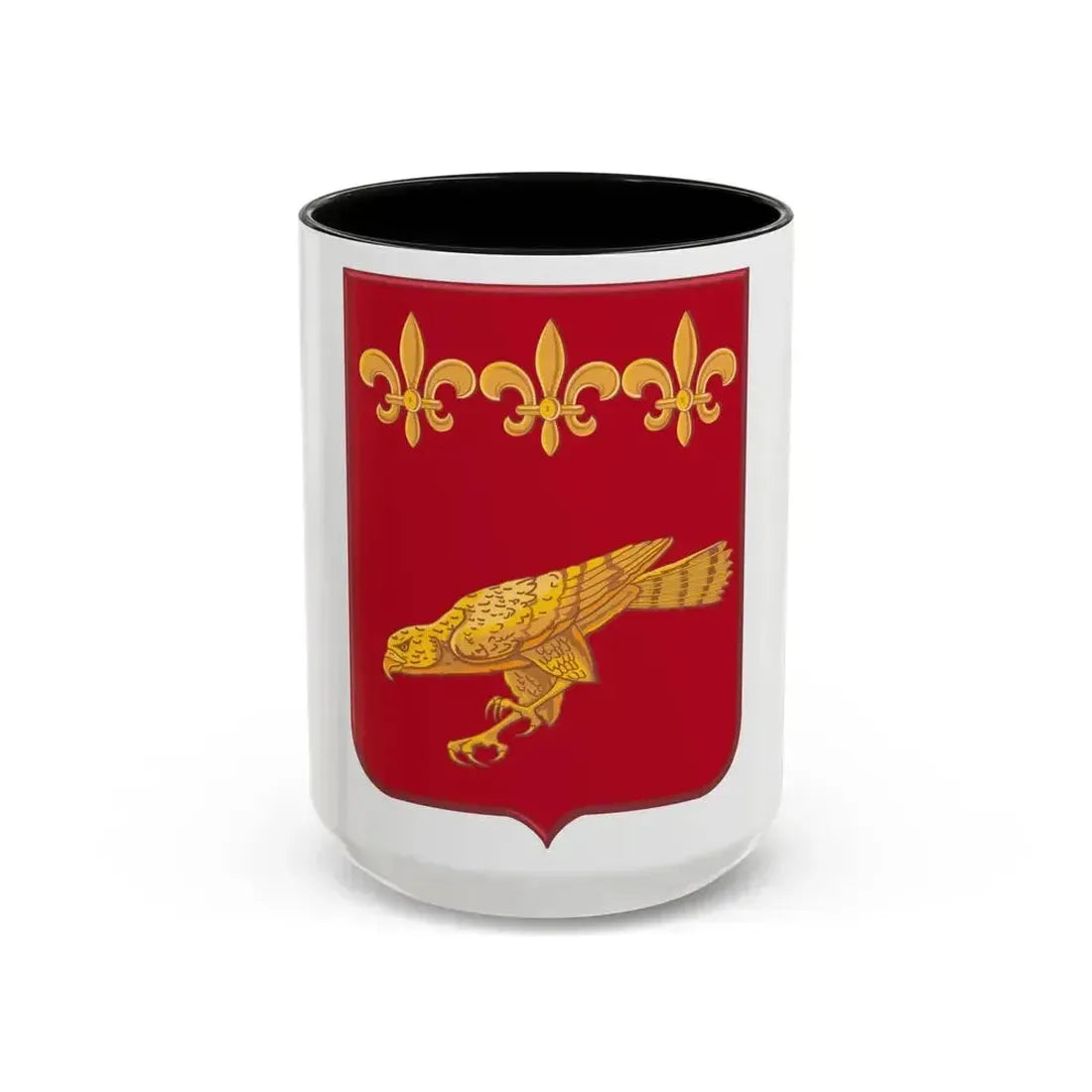 907 Airborne Field Artillery Battalion 2 (U.S. Army) Accent Coffee Mug 15oz Black - Go Mug Yourself