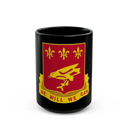 907 Airborne Field Artillery Battalion (U.S. Army) Black Coffee Mug-15oz-Go Mug Yourself