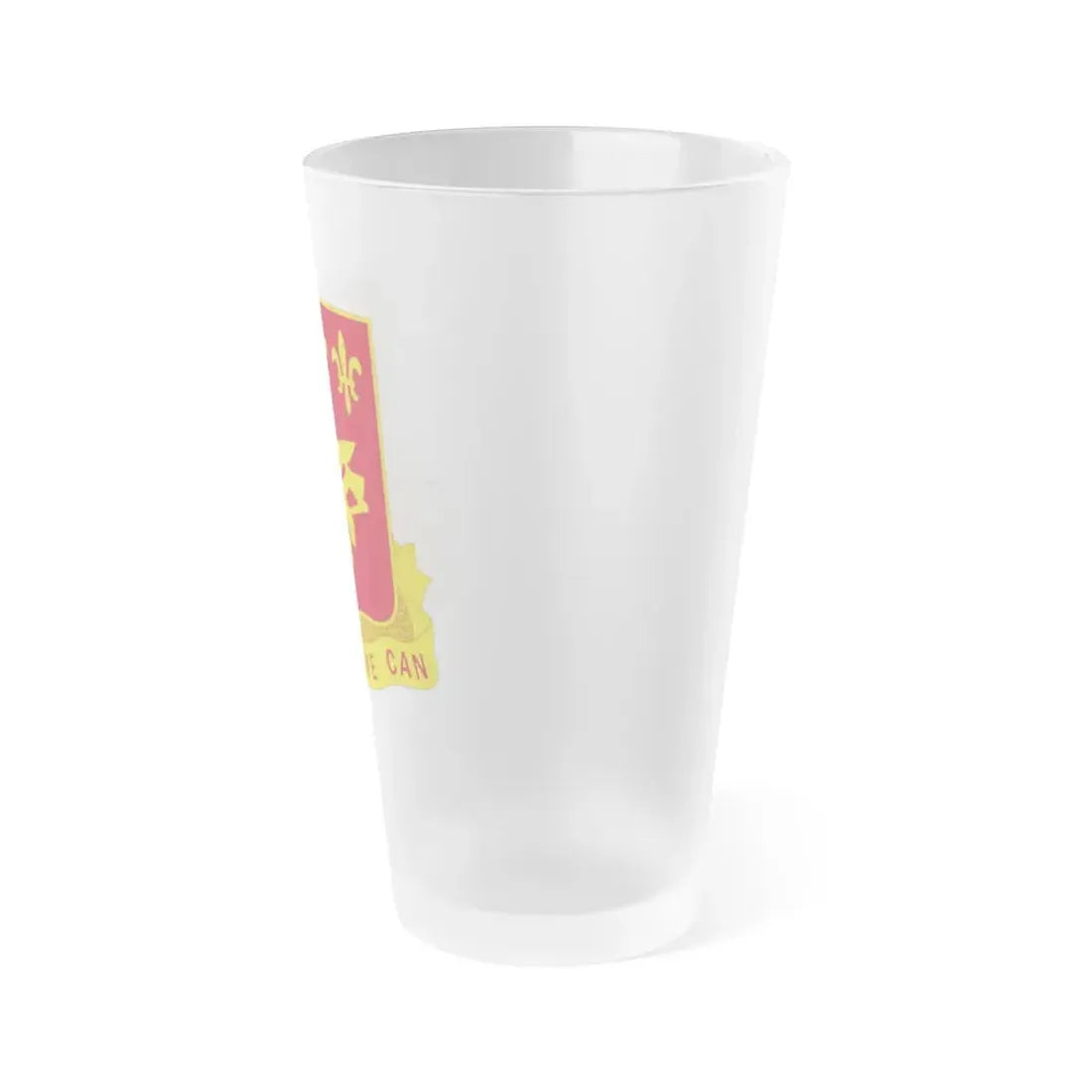 907 Airborne Field Artillery Battalion (U.S. Army) Frosted Pint Glass 16oz - Go Mug Yourself