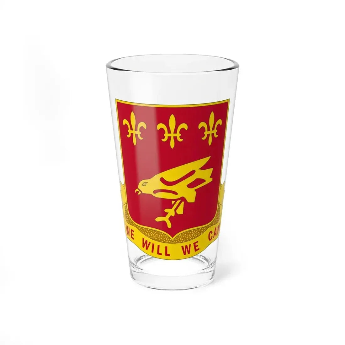 907 Airborne Field Artillery Battalion (U.S. Army) Pint Glass 16oz 16oz - Go Mug Yourself