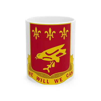 907 Airborne Field Artillery Battalion (U.S. Army) White Coffee Mug 11oz - Go Mug Yourself