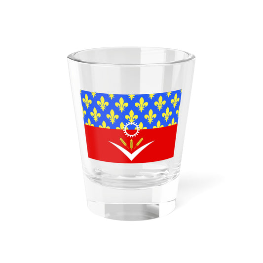 Flag of Seine Saint Denis France - Shot Glass 1.5oz