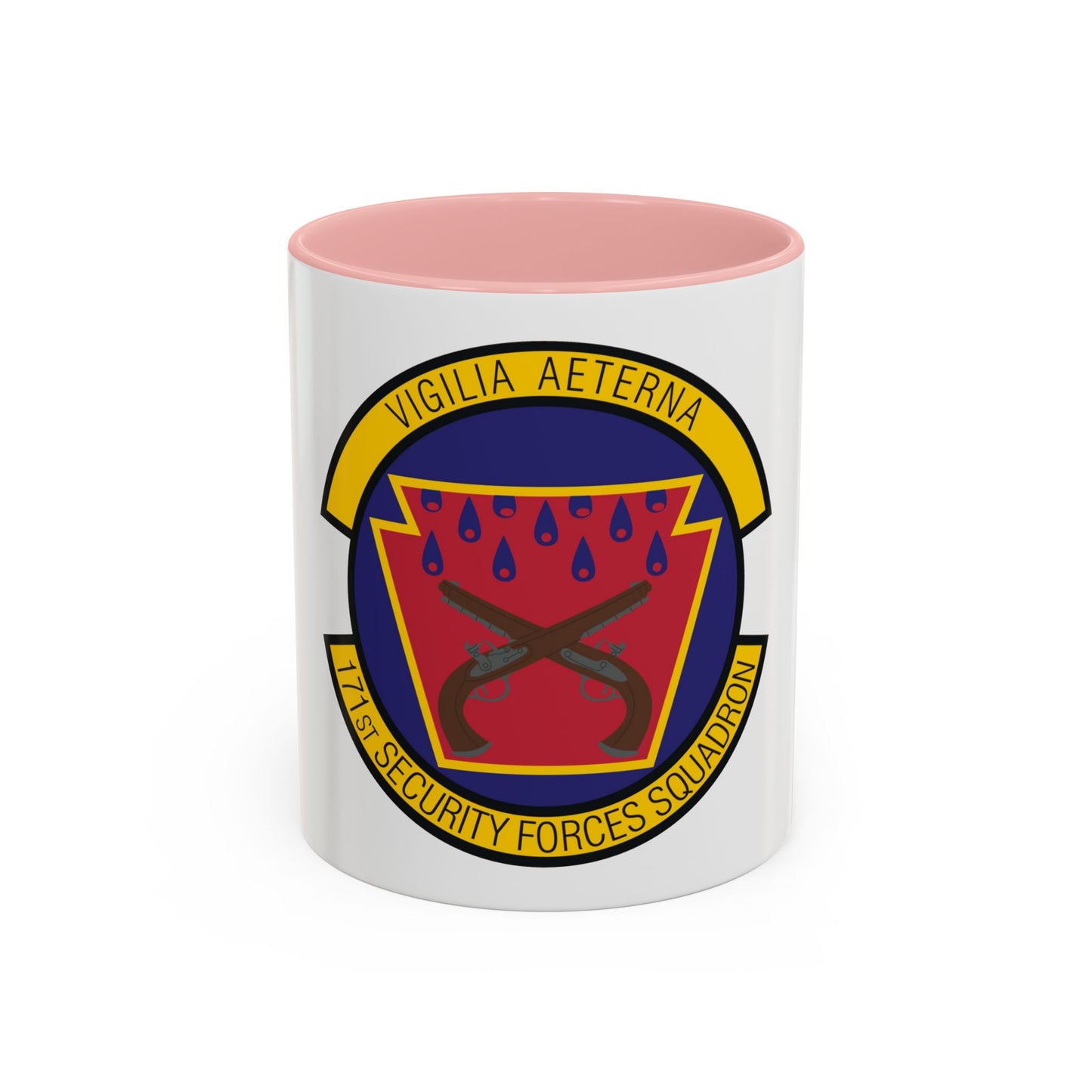 171st Security Forces Squadron (U.S. Air Force) Accent Coffee Mug