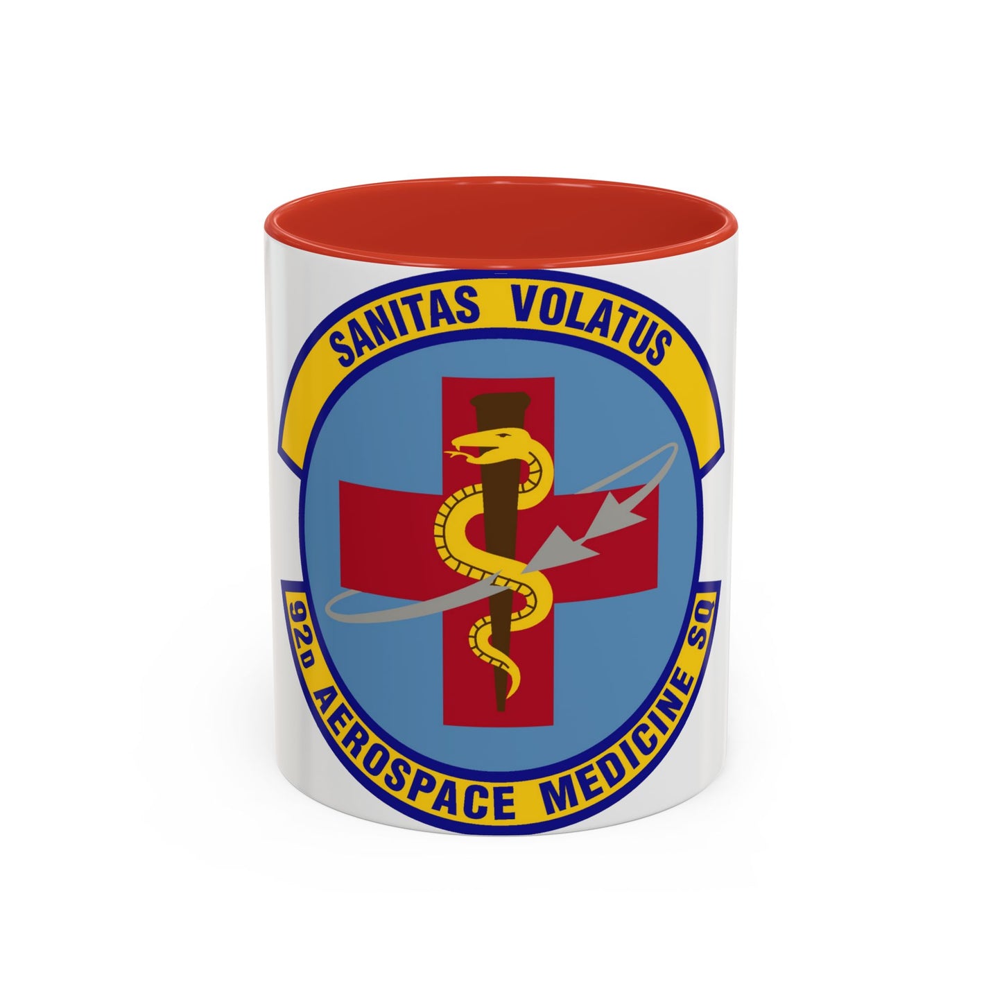 92d Aerospace Medicine Squadron (U.S. Air Force) Accent Coffee Mug