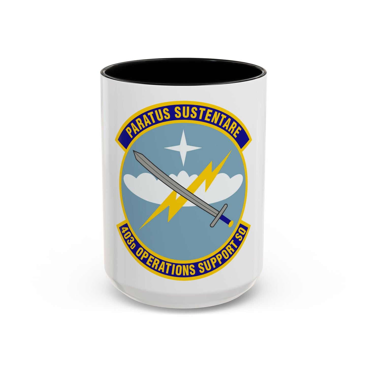 403d Operations Support Squadron (U.S. Air Force) Accent Coffee Mug