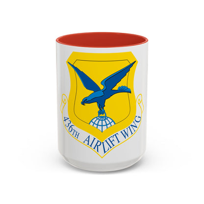 436th Airlift Wing (U.S. Air Force) Accent Coffee Mug