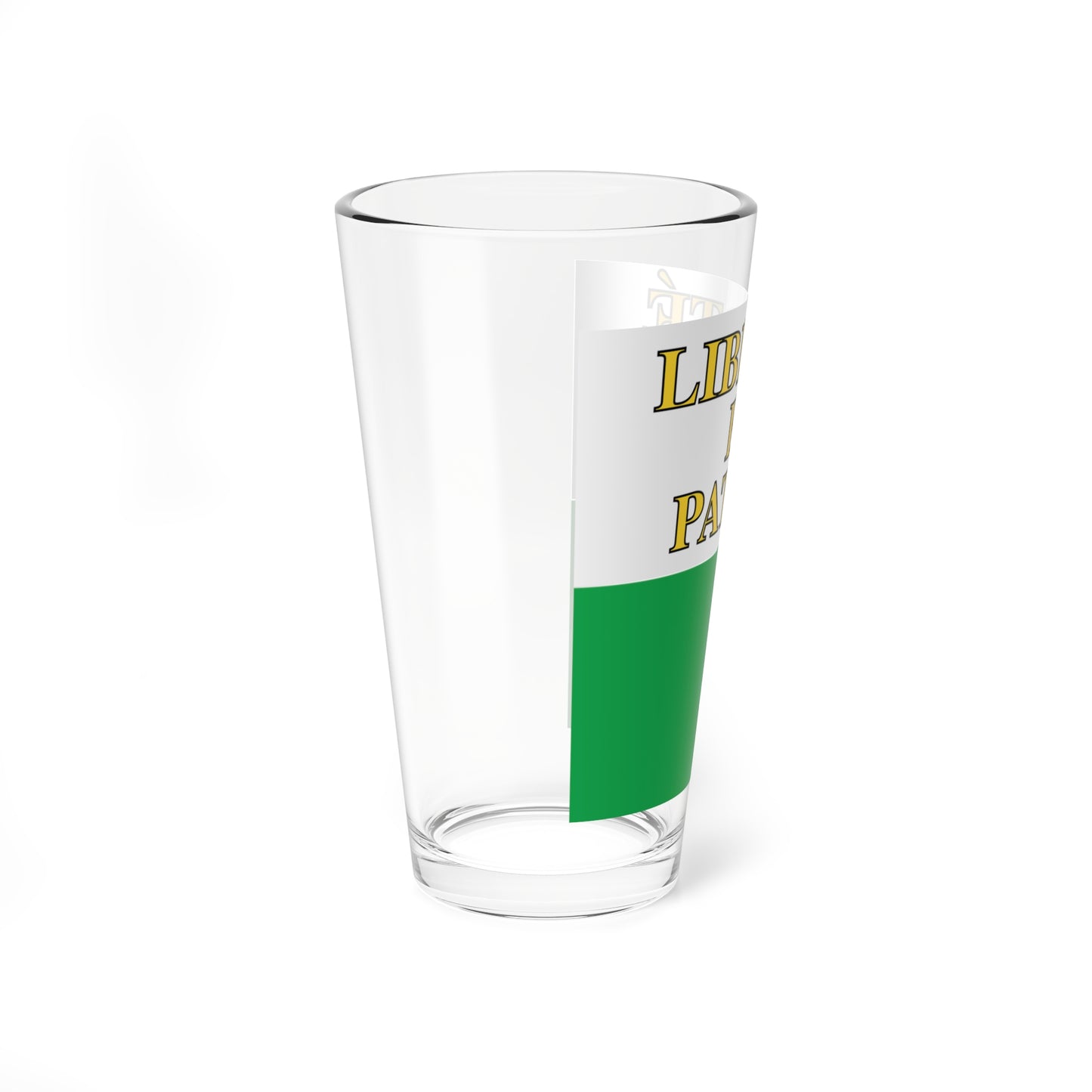 Flag of Canton of Vaud (Switzerland) Pint Glass 16oz