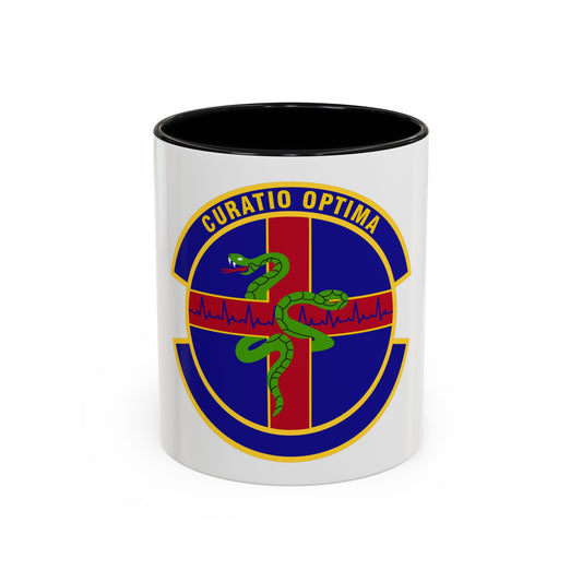 412 Healthcare Operations Squadron AFMC (U.S. Air Force) Accent Coffee Mug