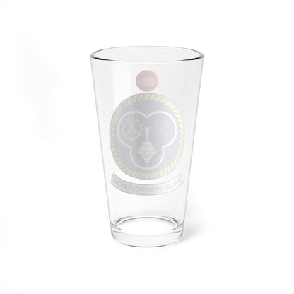 Seal of the Commodore Superintendent Dockyard (Bangladesh) (Coat of Arms) Pint Glass 16oz