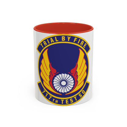 717th Test Squadron (U.S. Air Force) Accent Coffee Mug