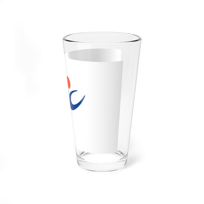 Flag of Fukutsu Fukuoka (Japan) Pint Glass 16oz