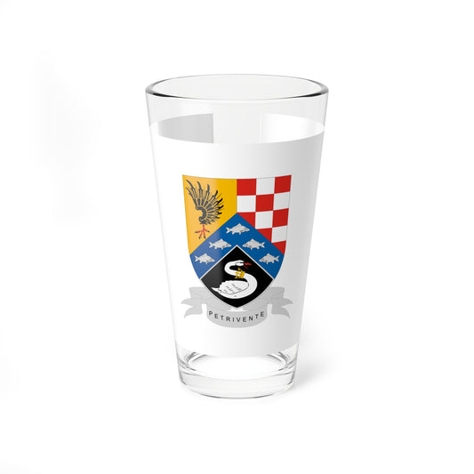 Flag of Petrivente (Hungary) Pint Glass 16oz