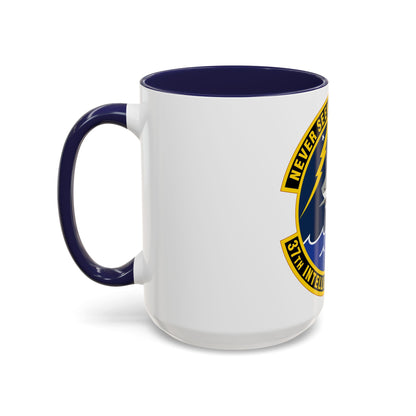 37 Intelligence Squadron ACC (U.S. Air Force) Accent Coffee Mug