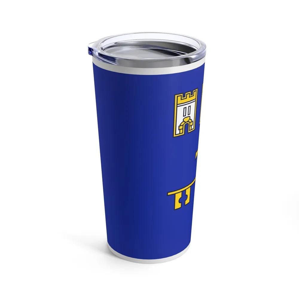 Flag of Ternopil Oblast Ukraine - Tumbler 20oz-Go Mug Yourself