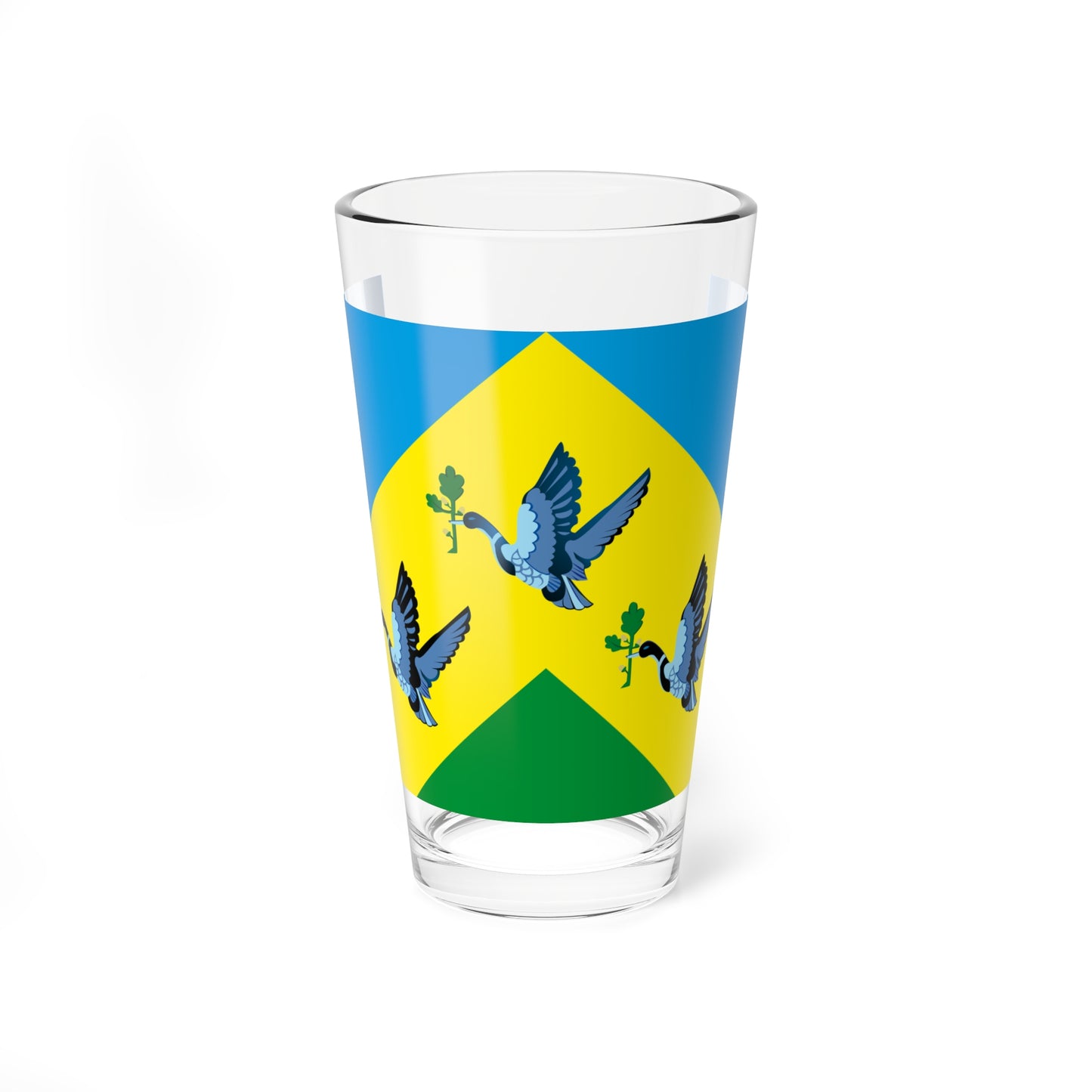 Flag of Novocheboksarsk Chuvashia (Russia) Pint Glass 16oz