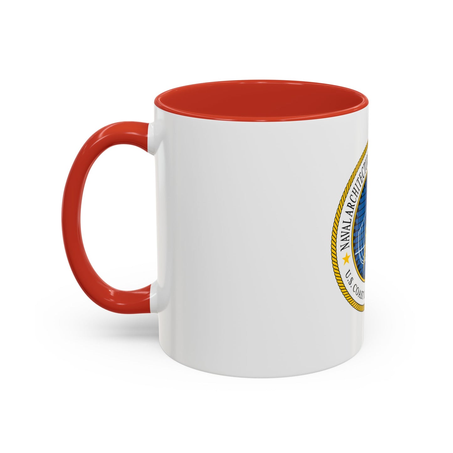 USCG Academy NA&ME (U.S. Coast Guard) Accent Coffee Mug