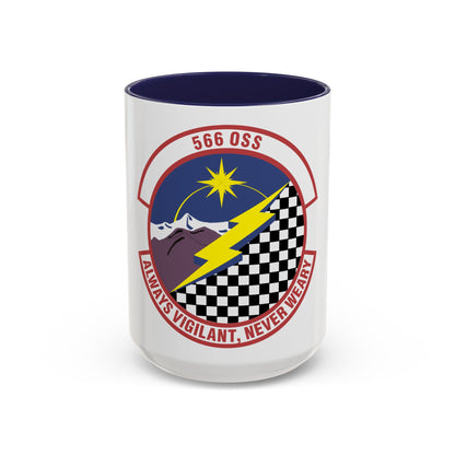 566th Operations Support Squadron (U.S. Air Force) Accent Coffee Mug