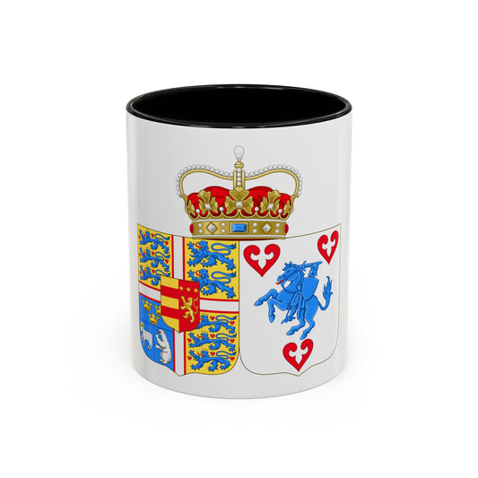 Coat of arms of Princess Marie of Denmark - Accent Coffee Mug