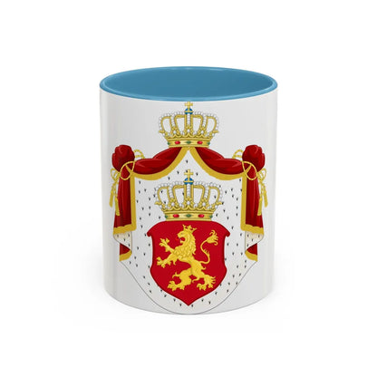 State Achievement of Bulgaria 1878 - Accent Coffee Mug-11oz-Light Blue-Go Mug Yourself