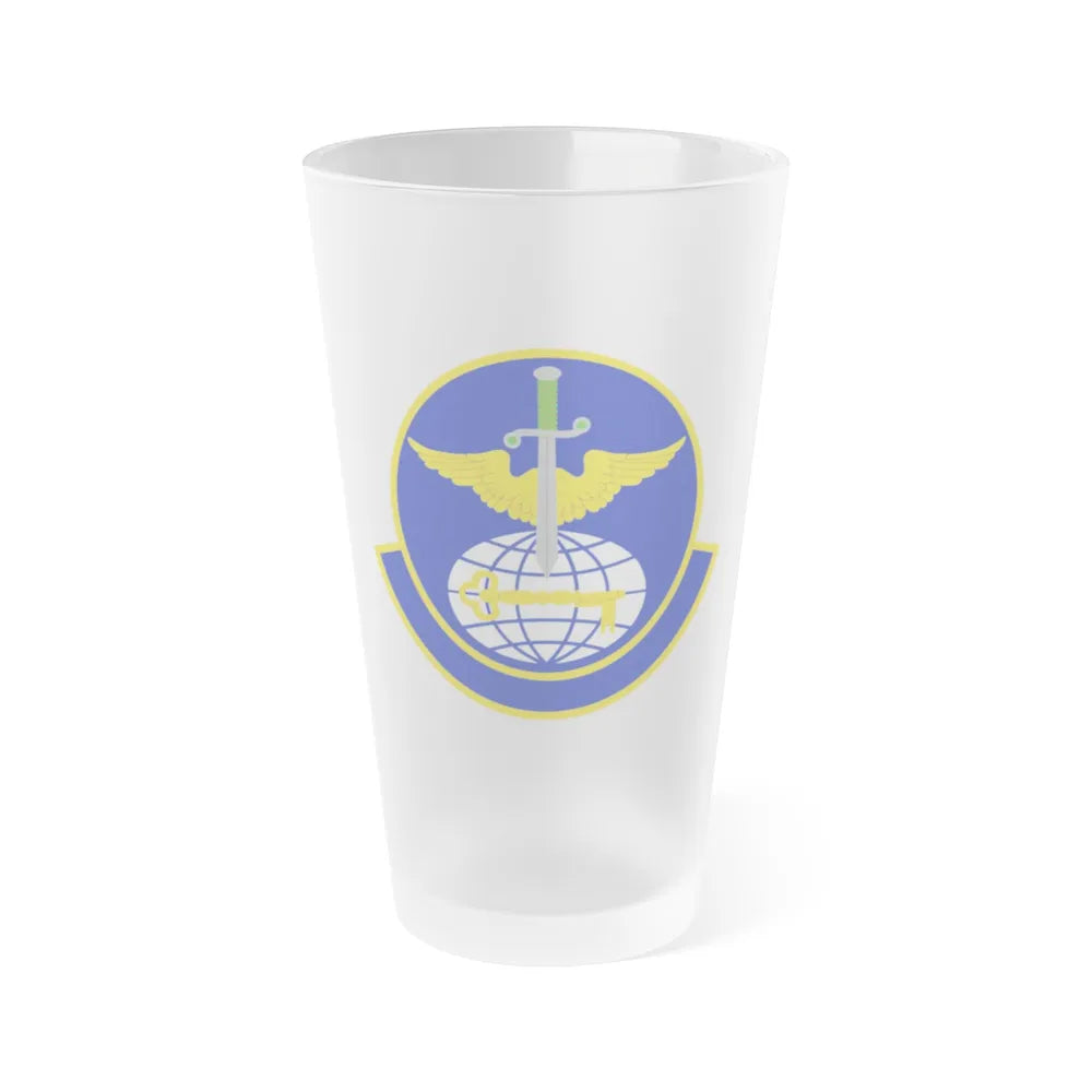 908 Operations Support Squadron AFRC (U.S. Air Force) Frosted Pint Glass 16oz-16oz-Frosted-Go Mug Yourself