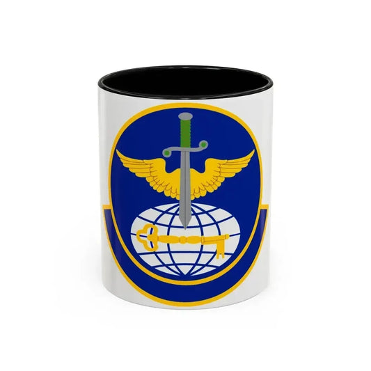 908 Operations Support Squadron AFRC (U.S. Air Force) Accent Coffee Mug 11oz Black - Go Mug Yourself