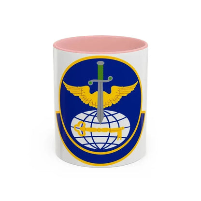 908 Operations Support Squadron AFRC (U.S. Air Force) Accent Coffee Mug 11oz Pink - Go Mug Yourself