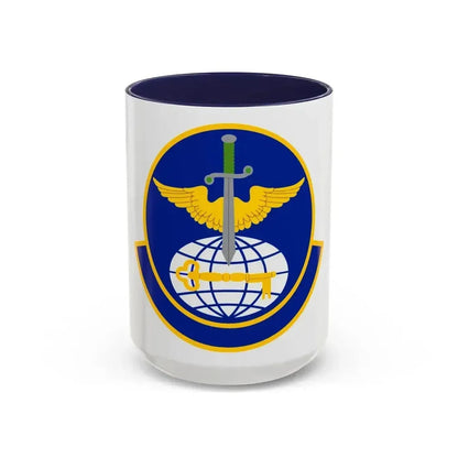 908 Operations Support Squadron AFRC (U.S. Air Force) Accent Coffee Mug 15oz Navy - Go Mug Yourself