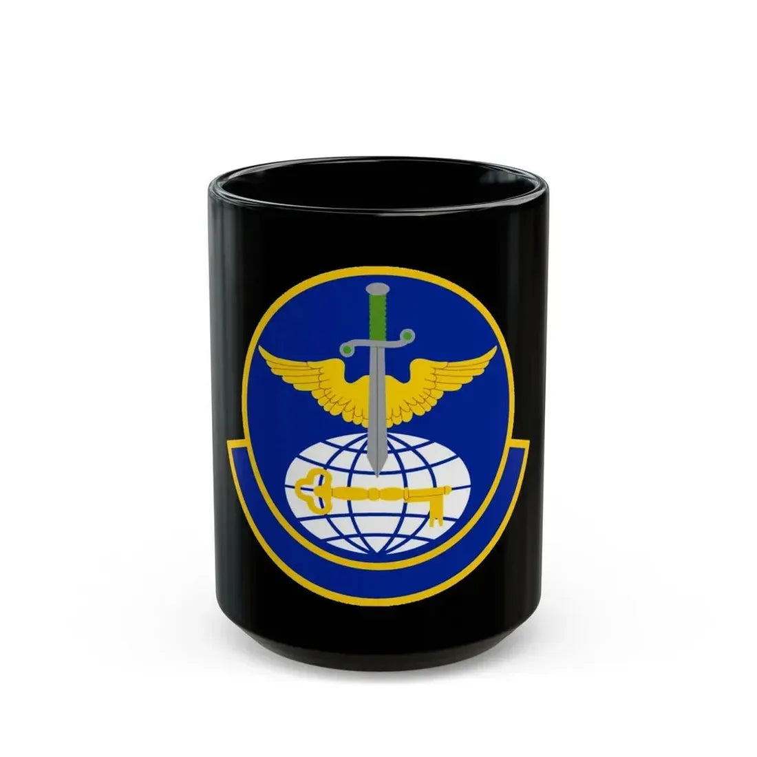 908 Operations Support Squadron AFRC (U.S. Air Force) Black Coffee Mug 15oz - Go Mug Yourself