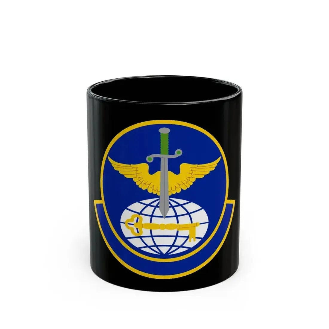 908 Operations Support Squadron AFRC (U.S. Air Force) Black Coffee Mug - Go Mug Yourself