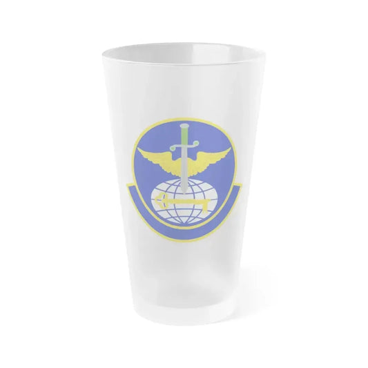 908 Operations Support Squadron AFRC (U.S. Air Force) Frosted Pint Glass 16oz 16oz Frosted - Go Mug Yourself