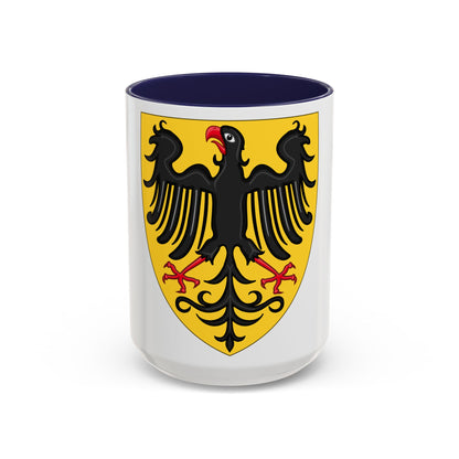 Shield and Coat of Arms of the Holy Roman Emperor (c.1300-c.1400) - Accent Coffee Mug