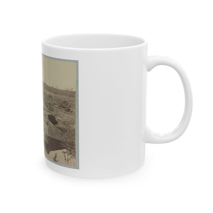 Battlefield Of Bull Run, Ruins Of The Stone Bridge (U.S. Civil War) White Coffee Mug