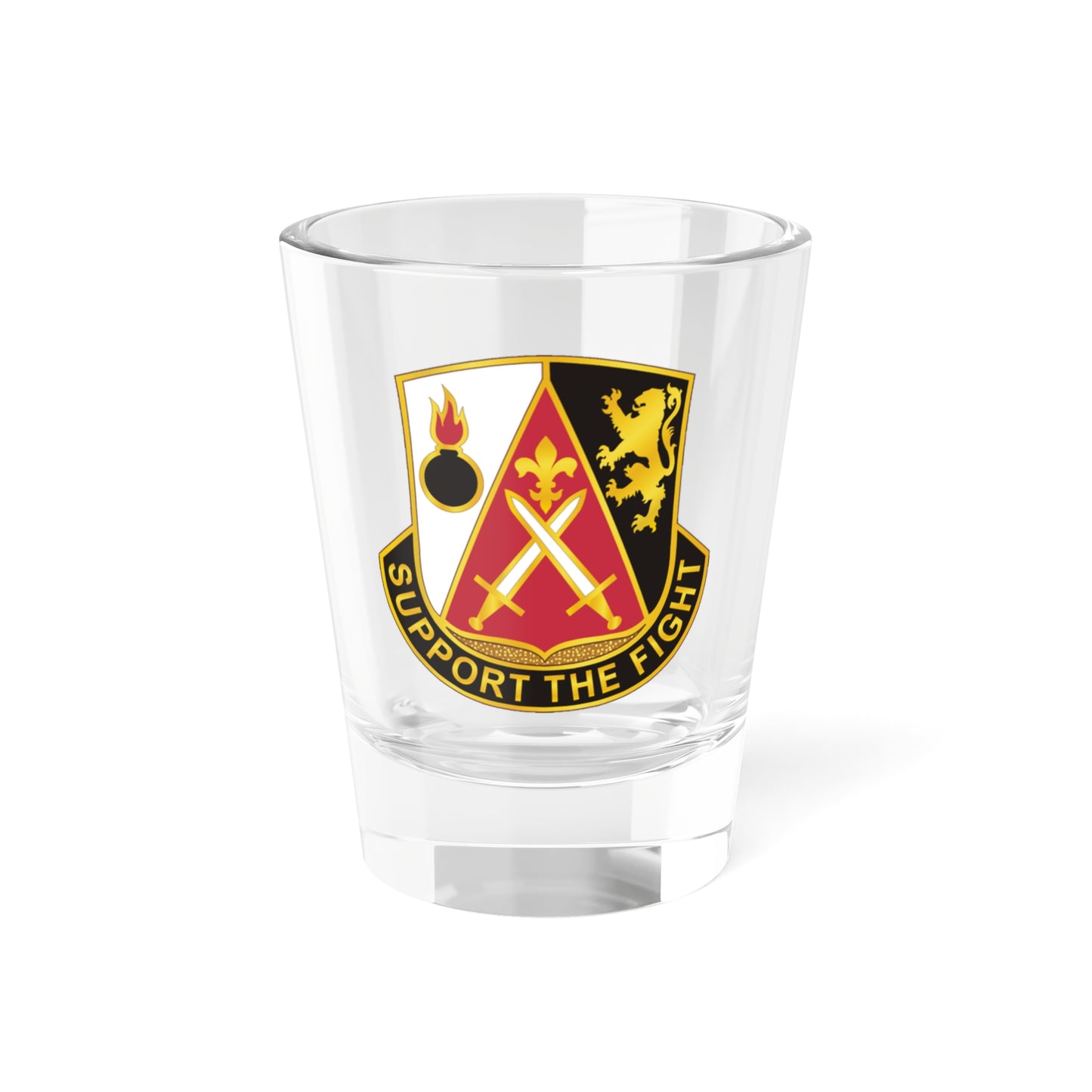 Verre à liqueur du 320e bataillon d'artillerie (armée américaine) 1,5 oz