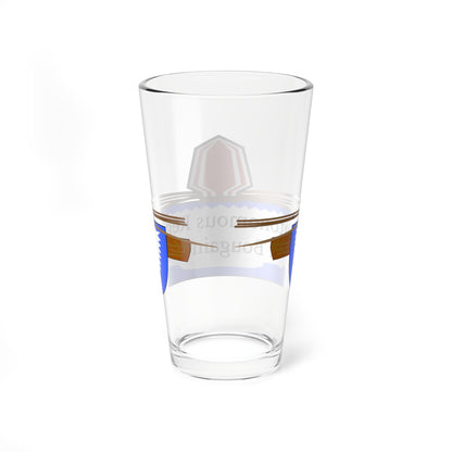 Emblem of Autonomous region of Bougainville (Guinea) (Coat of Arms) Pint Glass 16oz