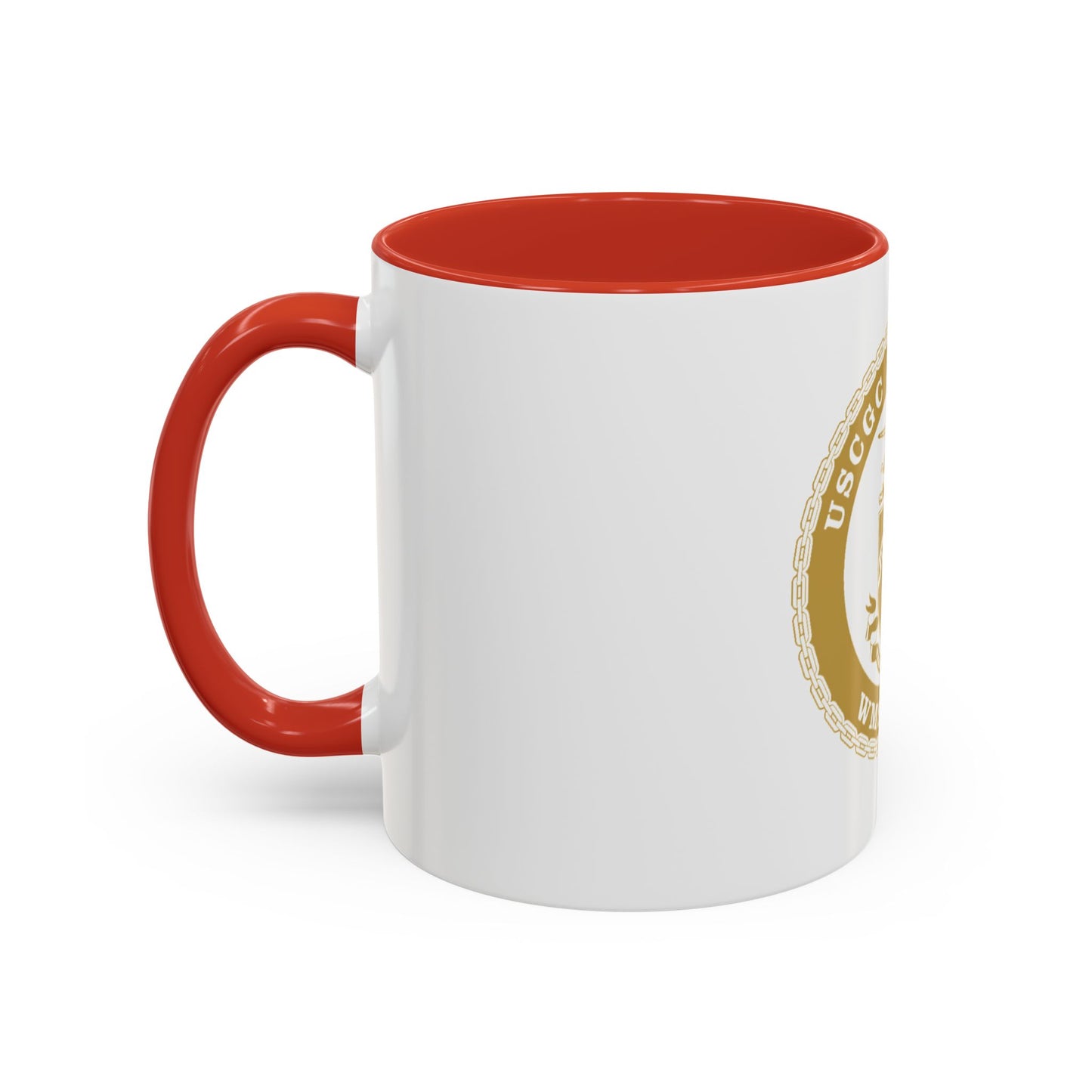 USCGC Hamilton WMSL 753 GOLD (U.S. Coast Guard) Accent Coffee Mug