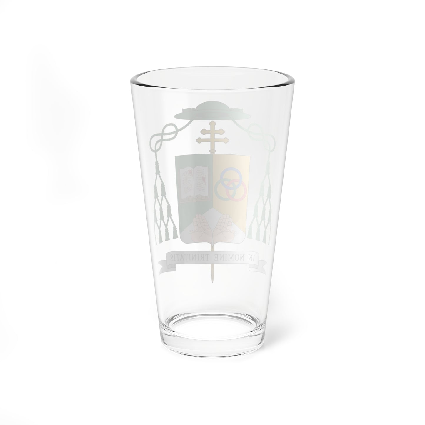 Escudo de Jacinto Bergmann (Spain) (Coat of Arms) Pint Glass 16oz
