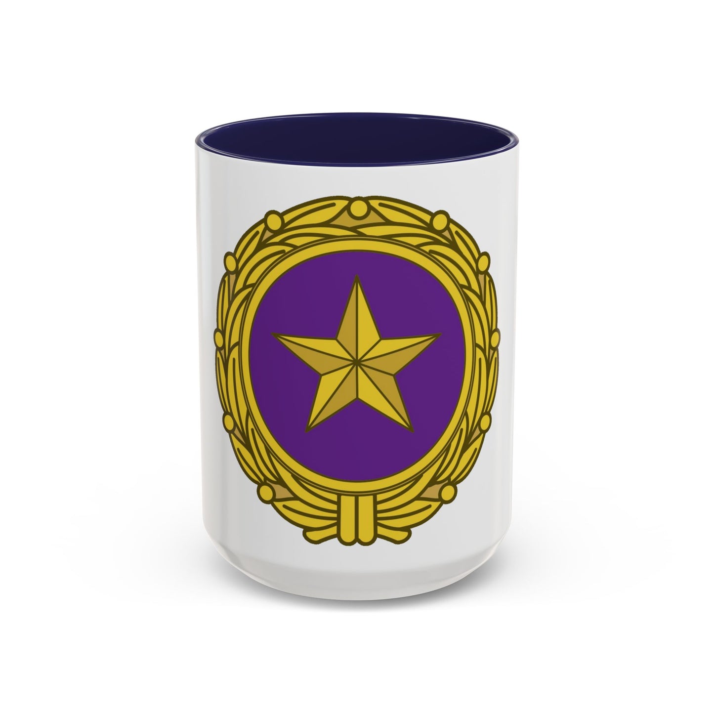 Gold Star Lapel (U.S. Army) Accent Coffee Mug