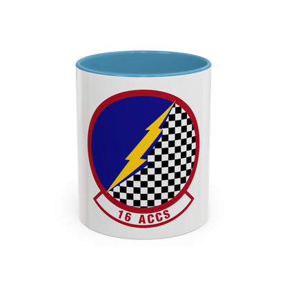 16 Airborne Command and Control Squadron ACC (U.S. Air Force) Accent Coffee Mug