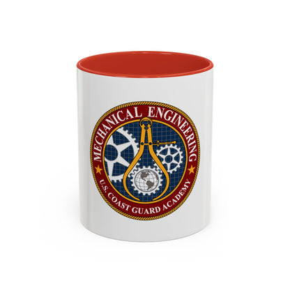 USCG Acad Mech Engineering (U.S. Coast Guard) Accent Coffee Mug