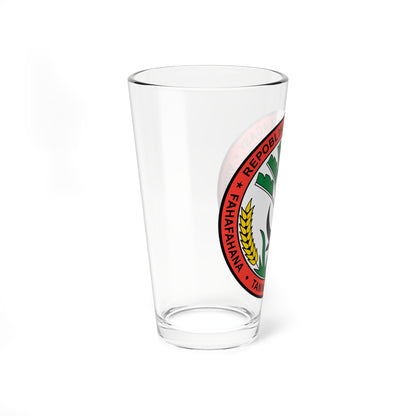 Seal of the Malagasy Republic (Madagascar) (Coat of Arms) Pint Glass 16oz