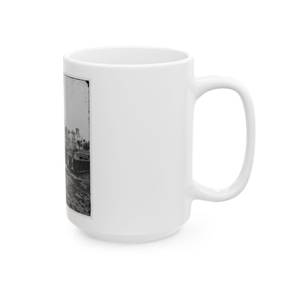 Charleston, S.C. The Citadel Seen Across Marion Square (U.S. Civil War) White Coffee Mug