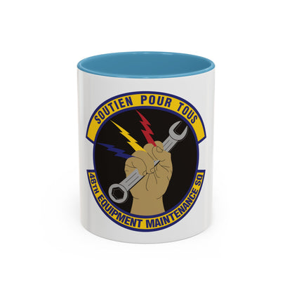 48th Equipment Maintenance Squadron (U.S. Air Force) Accent Coffee Mug