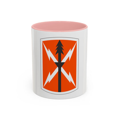 516 Signal Brigade 3 (U.S. Army) Accent Coffee Mug
