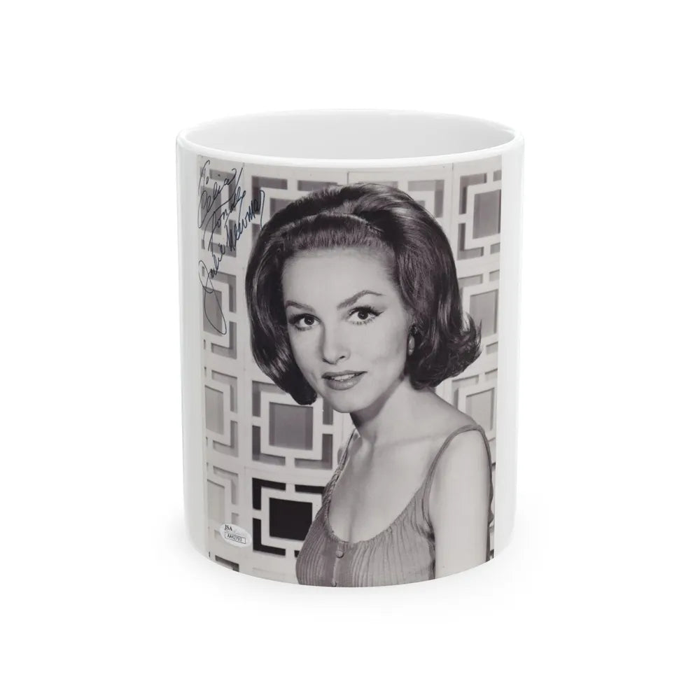 Julie Newmar #257 1 (Vintage Female Icon) White Coffee Mug-11oz-Go Mug Yourself