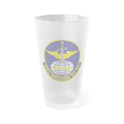 908th Operations Support Flight (U.S. Air Force) Frosted Pint Glass 16oz 16oz Frosted - Go Mug Yourself
