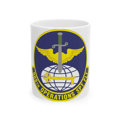 908th Operations Support Flight (U.S. Air Force) White Coffee Mug 11oz - Go Mug Yourself